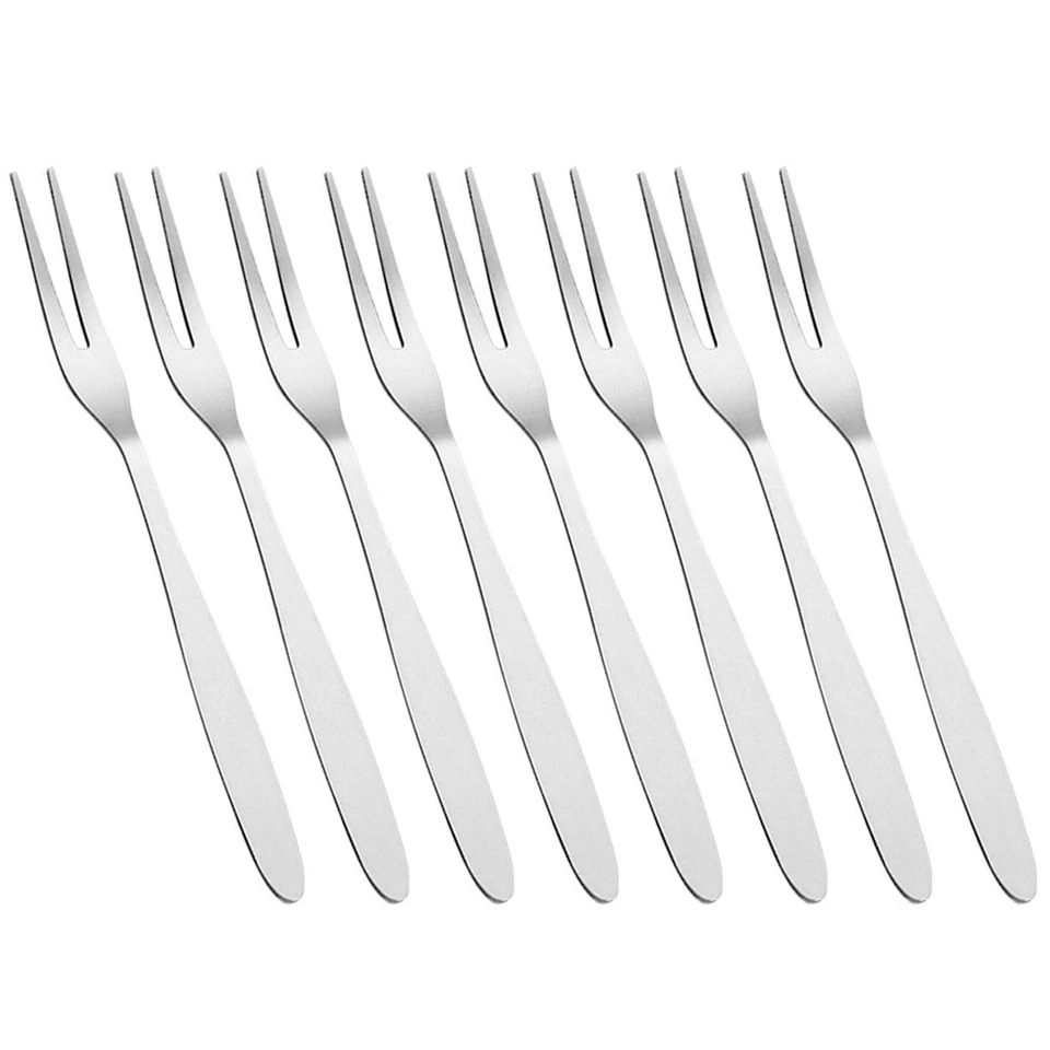  36 Pcs Forchette Di Frutta in Acciaio Inossidabile FORCHI PASTRY - Immagine 2 di 4