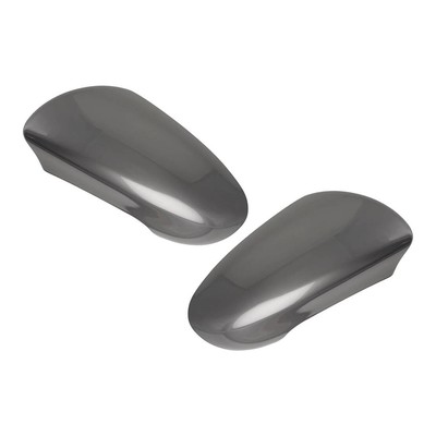 Pair Front Wing Mirror Cover Cap Casing Grey Fit For Nissan Qashqai J10 2007-14