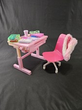 Our Generation School Dreams Modern Desk w/ Tilt Top Accessory Set 18" Supplies