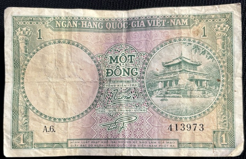 1 Dong Ngan-Hang Quoc Viet-nam Note