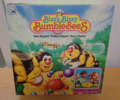 Vintage Bizzy Bizzy Bumble Bees 1991 Golden Family Preschool Game 100%