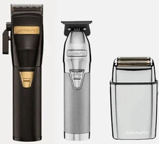 BaByliss PRO Black - Silver Clipper, Trimmer & Shaver SET - BRAND NEW