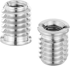4 PCS 1/4 to 3/8 Adapter, 1/4 Female to 3/8 Male Adapter Tripod Thread Adapters