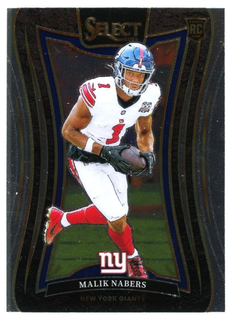 2024 Select Football MALIK NABERS #381 RC Rookie Suite Level Base - Giants