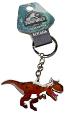 JURASSIC WORLD JURASSIC PARK Cute Carnotaurus Keychain  NEW buy more and save $$