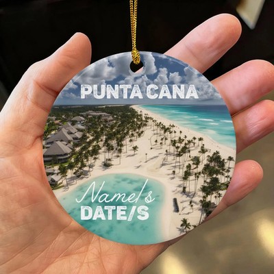 Custom Punta Cana Beach Dominican Republic Travel Keepsake Trip Souvenir Persona