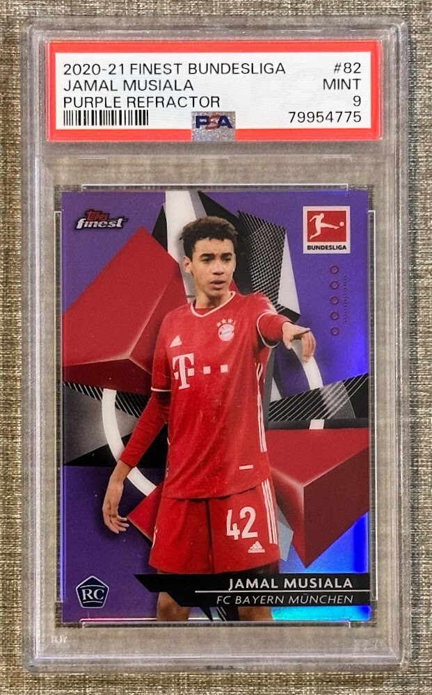 2020-21 Topps Finest Bundesliga=Jamal Musiala= Purple ROOKIE RC