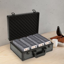 4 Spaces Graded Coin Case Coin Slab Case Anti-slip Graded Card Case Storage Box