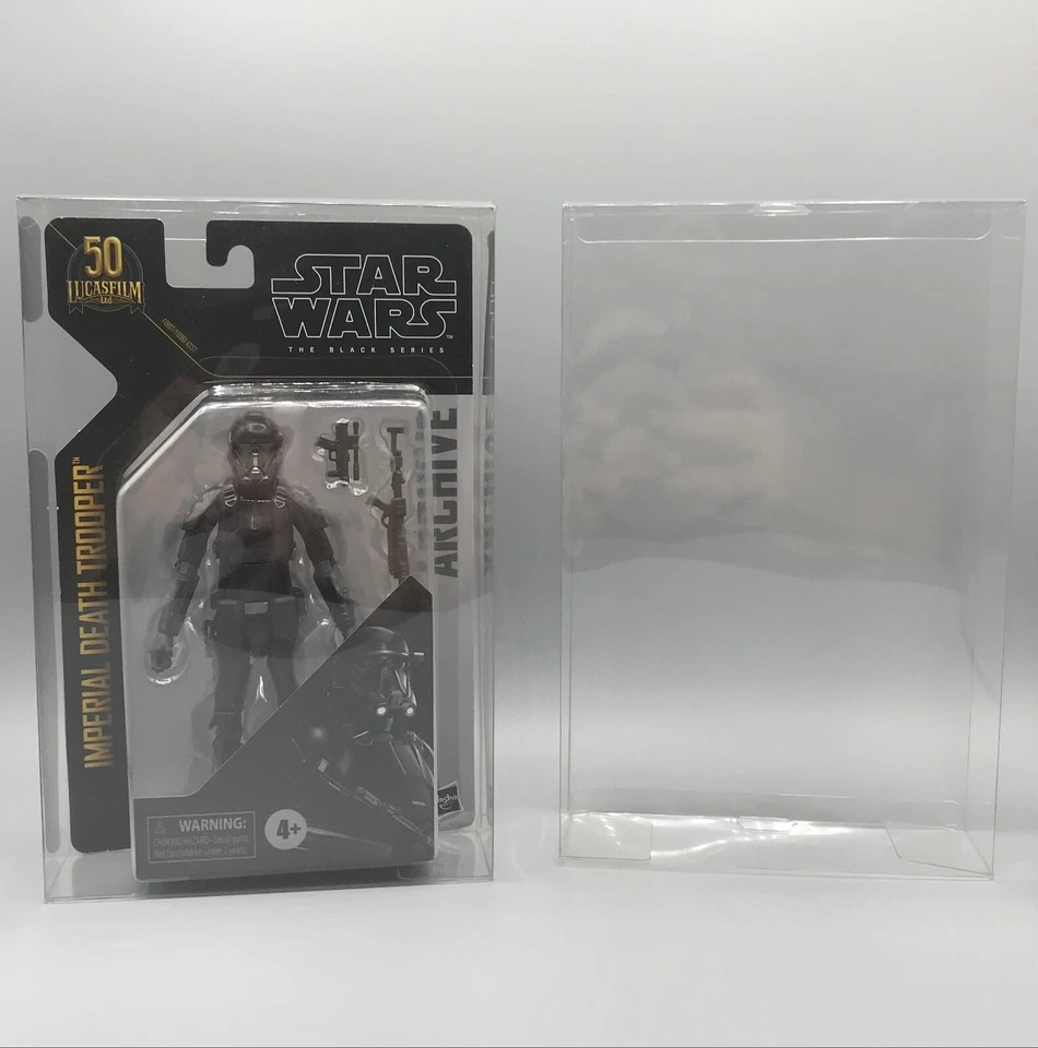 10 x 星球大战黑色系列档案卢卡斯电影动作玩偶保护壳 — 第 4/4 张图片