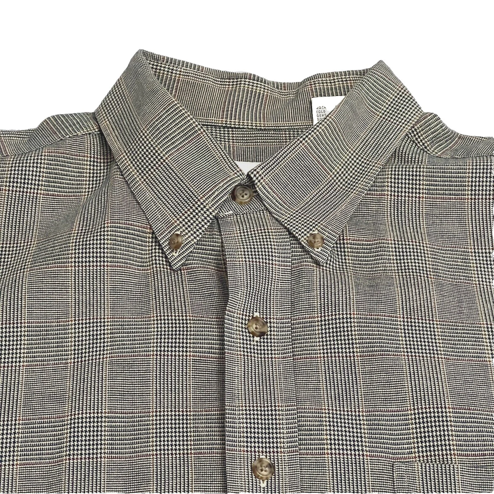 Camisas de Vestir Negro Mezcla de Lana para Hombres