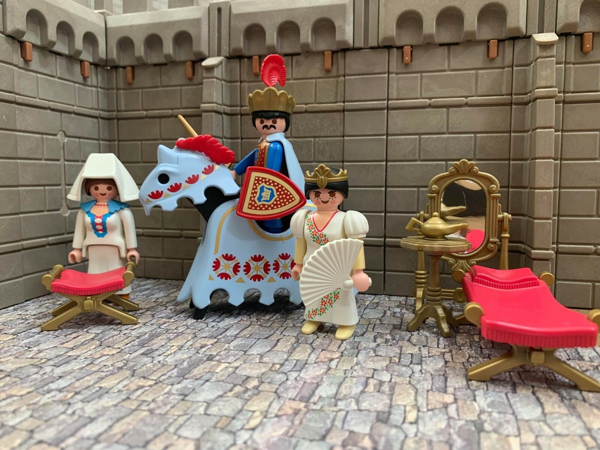 Lot Playmobil 3837 Tente Royale - Univers Médiéval - Vintage - Occasion