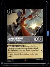 Disney Lorcana TCG Captain Hook Captain of the Jolly Roger Non Foil 173/204