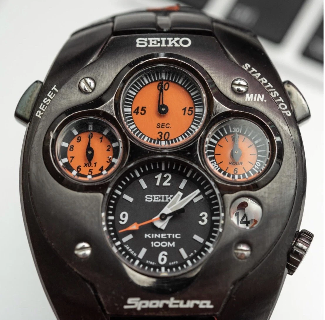 Seiko Sportura Kinetic SLQ019 Chronograph - 26/2005 - Only One On eBay