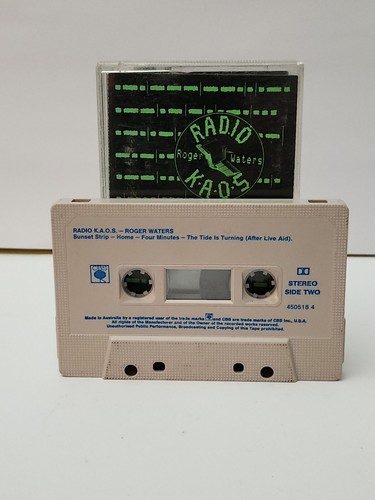 Roger Waters Radio Kaos Music Cassette Tape Aussie Release - Picture 5 of 7