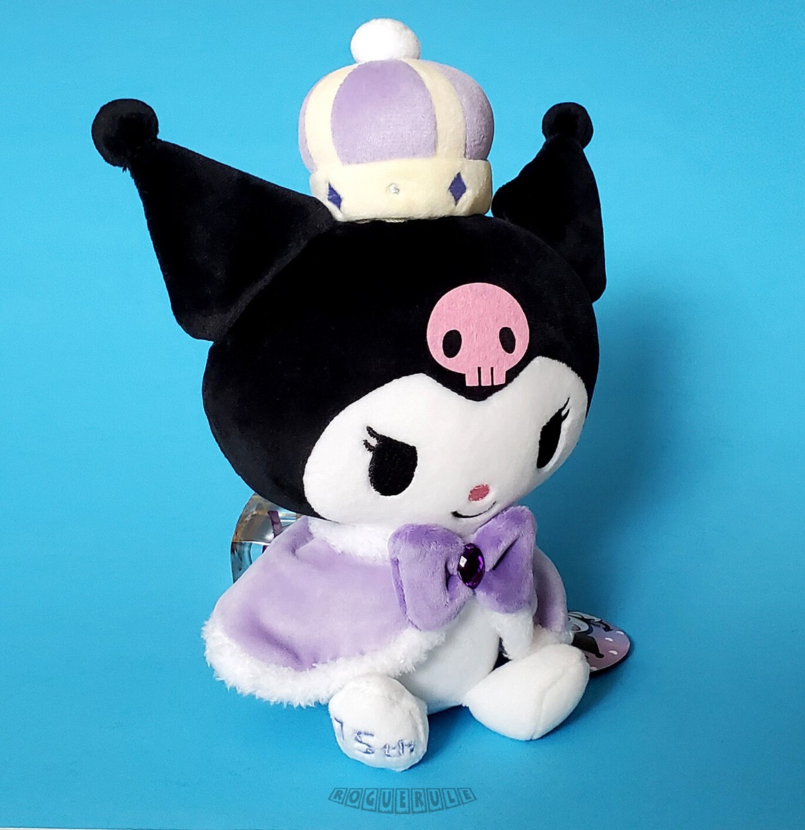🚦Hello Kitty KUROMI 15th Anniversary Plush - Royal Crown Sanrio