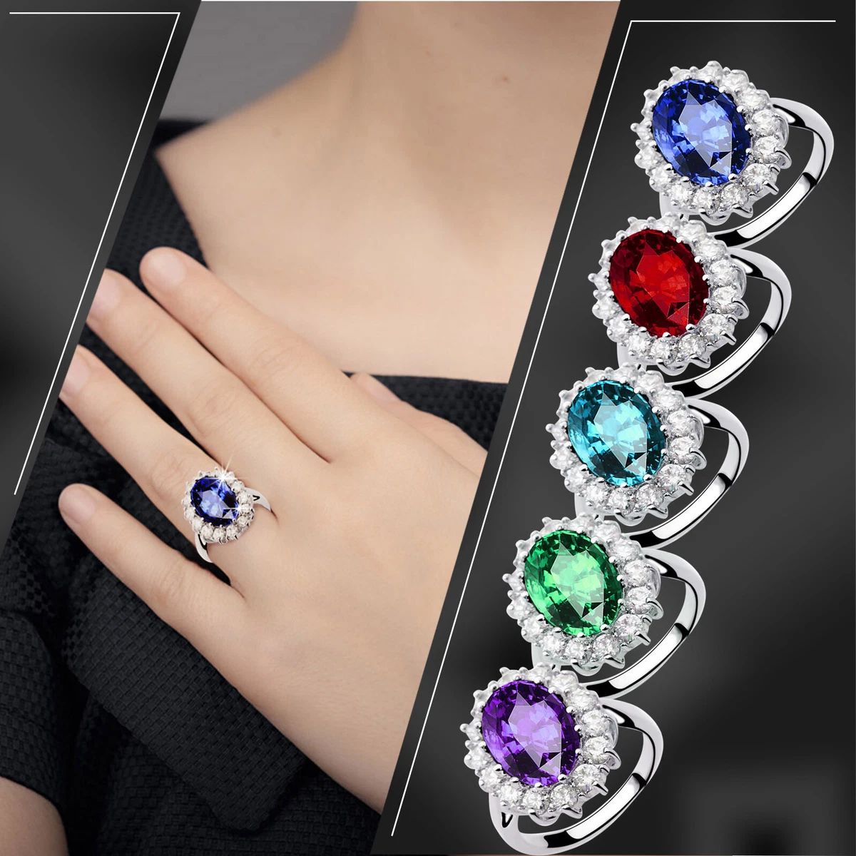Stone cuts for rings outlet