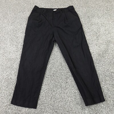 3.1 Phillip Lim Pants Womens 6 Black Silk Lined Wool Blend Chino