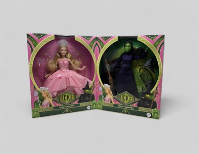 Wicked Movie Elphaba & Glinda Deluxe Collectible Doll Mattel URL ERROR MISPRINT