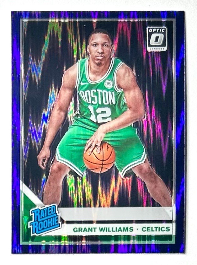 2019-20 Optic Grant Williams Purple Shock Prizm Rookie SP RC #157 Hornets NBA