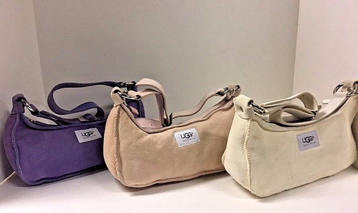 NEW!!! UGG Australia Suede Shearling Sherpa Sheepskin Small Hand