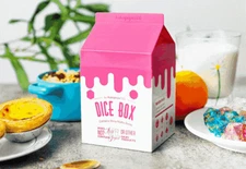 MILK CARTON DECK/DICE BOX for 100 Sleeved Cards Magic MTG Yugioh Pokemon RPG D&D