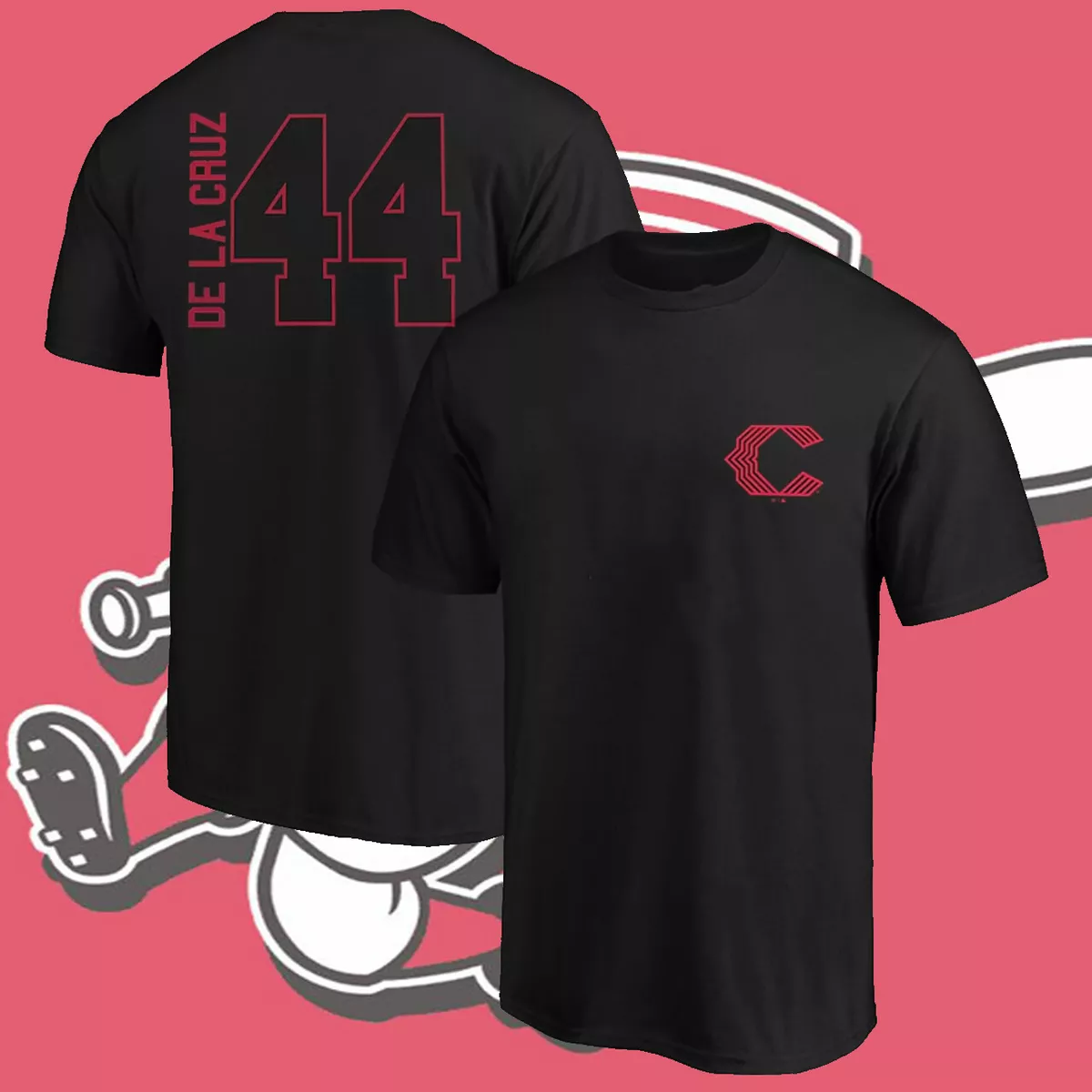 SALE!! Men's Cincinnati Team Elly De La Cruz '47 Name & Number T-Shirt S-5XL