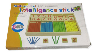 Logic Stick Math Math Mathematical Intelligence Stick Counting Wood Numbers Children ...