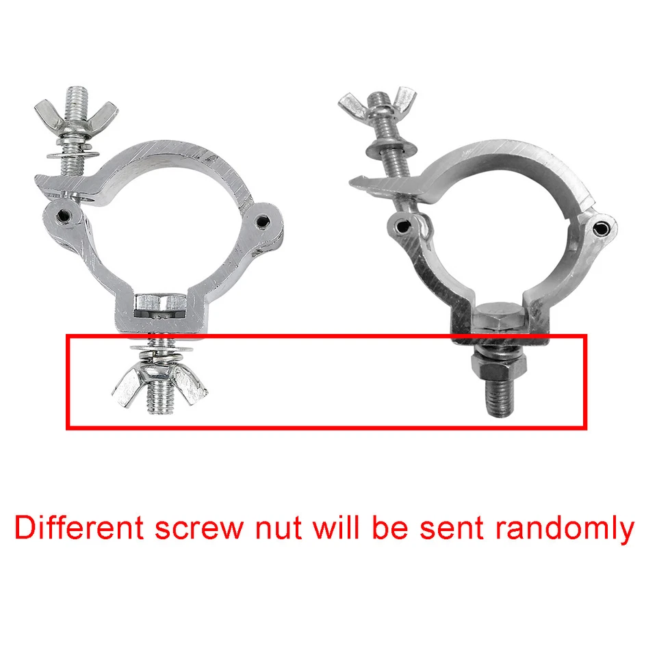 20PCS Stage Par Light Clamps Hook Aluminum Alloy Truss O-Clamp Heavy Duty 220LBs - Image 3 of 4