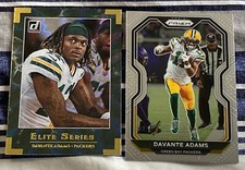 2020 Panini Donruss Elite Series +Prizm Base Davante Adams GB Packers