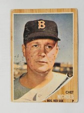 1962 Topps - #403 Chet Nichols Boston Red Sox Very Good actual card is scanned