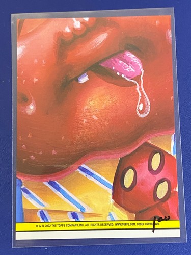 2022 Topps Garbage Pail Kids Book Worms Booger Green Parallels - You Pick! - 第 106/238 張圖片