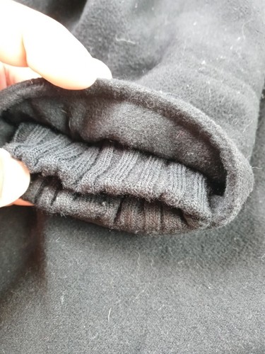 Cherokee Girls Zippers Front Trench Coat Mid-Length Black hooded Sz: 6/6x - Picture 7 of 12