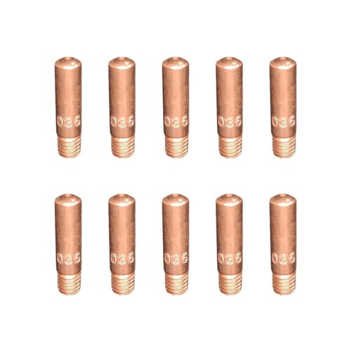 10 pezzi Punte di contatto .035 adatte a Linc. Saldatore Work Pak 125HD WorkPak 125 HD 11638 - Foto 1 di 2