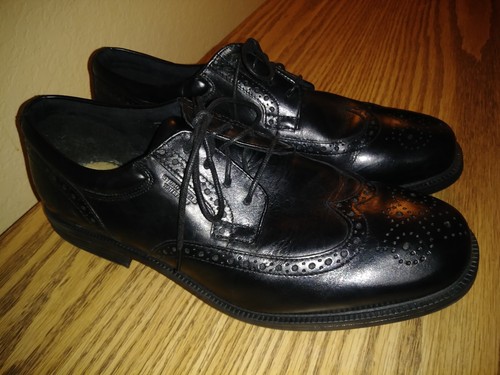 WaterProof Oxford Black Leather Shoes 
