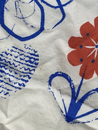 1 Sábana Compañía Niños Contemporánea Floral Completamente Ajustada Algodón Azul Rojo Amarillo - Imagen 5 de 9