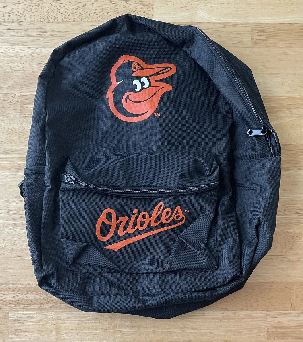 Baltimore Orioles Mini Backpack 12 Inch Emroidered Logo New Mlb Baltimore Orioles Bird Logo MLB Baseball Hat Cap Black  main image 2