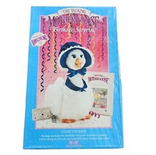 Vintage Talking Mother Goose Birthday Surprise Cassette Book Bonnet Sealed