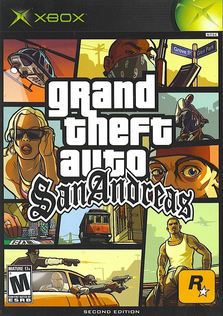 Jogo Gta Grand Theft Auto San Andreas Xbox 360 Xbox One em