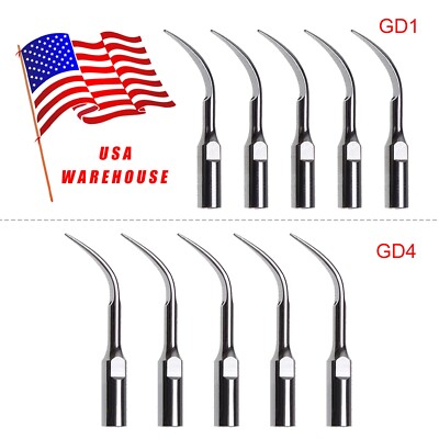 10X SKYSEA Dental Ultrasonic Scaler Scaling Tip GD1 GD4 For DTE Satelec NEW