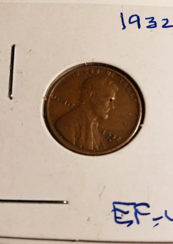1932 D LINCOLN WHEAT PENNY CENT EXTREMELY FINE CONDITION