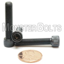1/4-28 Socket Head Cap Screws, Alloy Steel w/ Black Oxide, US SAE Fine Thread