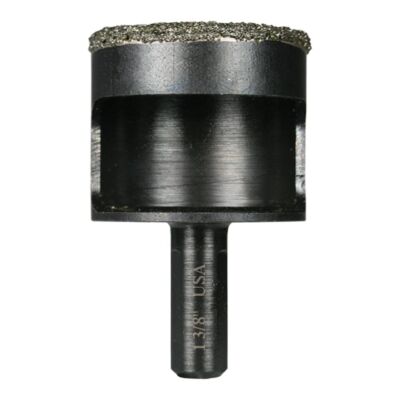 Montana Brand MB-65208 1-3/8 In. Diamond/Tile Drill Bit, 1/4 In. Hex Shank