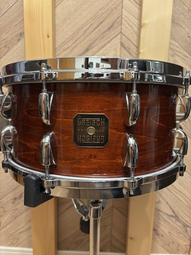 Vintage Gretsch 4155 Snare Drum 14x6.5 Inch 1979-1982 Jasper Shell  