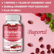 Cranberry 25000mg - Protect Urinary System Health, Kidney Health,Detox  Cleanse
