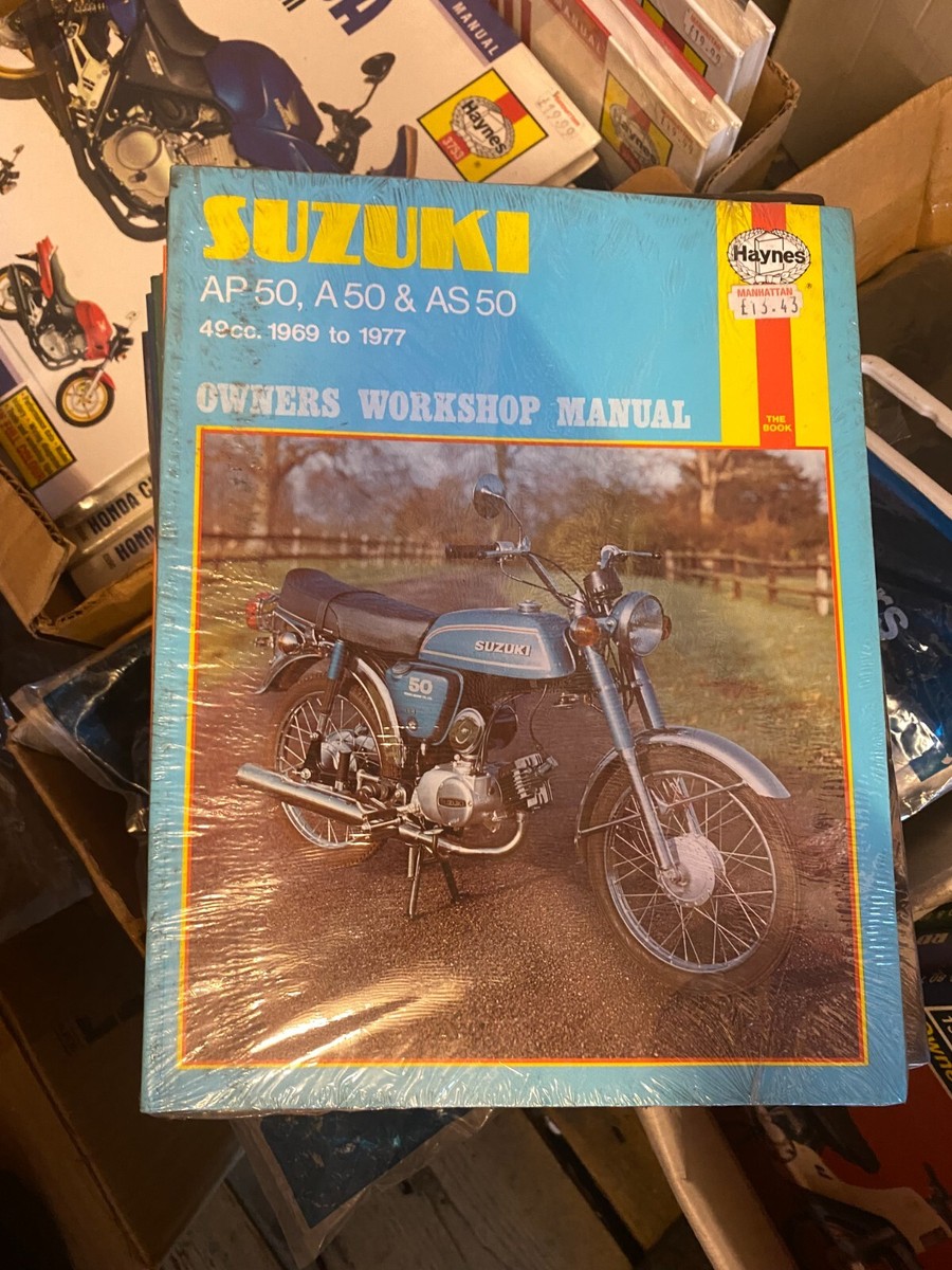HAYNES Workshop Manual Suzuki AP50, A50 AS50 49cc 1969-1977