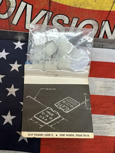 ILETT PLASTICS RK2-15 Nylon Hinges 15pc. NewInPack USA Shipped - Picture 2 of 5