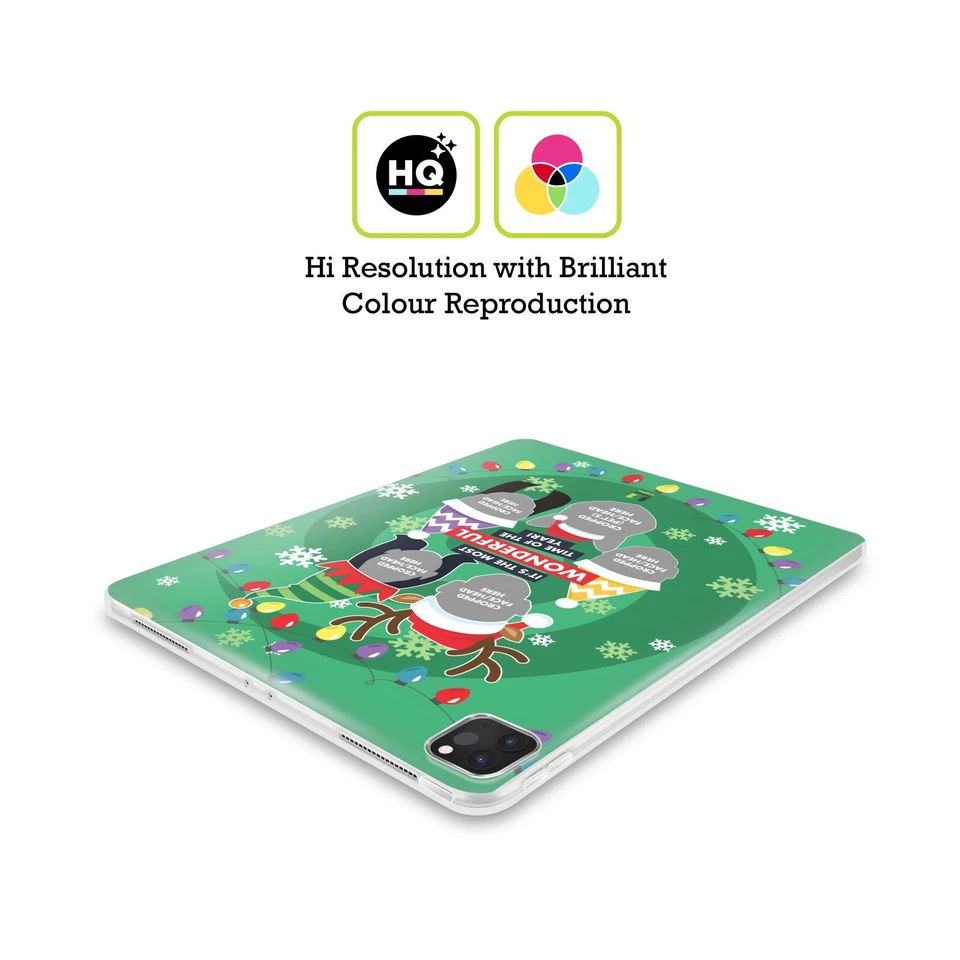 FUNDA DE GEL SUAVE PERSONALIZADA PARA CARAS DE NAVIDAD PARA TABLETS SAMSUNG 1 Foto 2 de 4