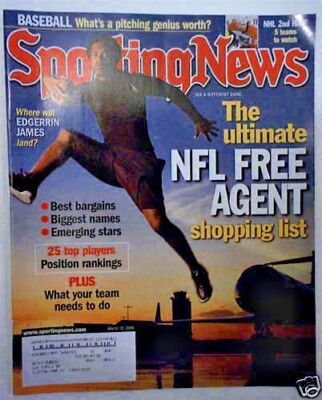 EDGERRIN JAMES Arizona Cardinals 2006 SPORTING NEWS Indianapolis Colts NFL