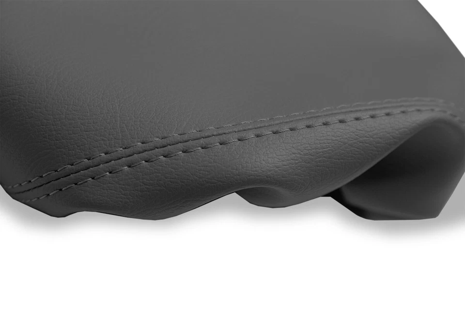 Tapa de consola cubierta de cuero para Chevrolet Equinox 2005-2009 gris Foto 4 de 4