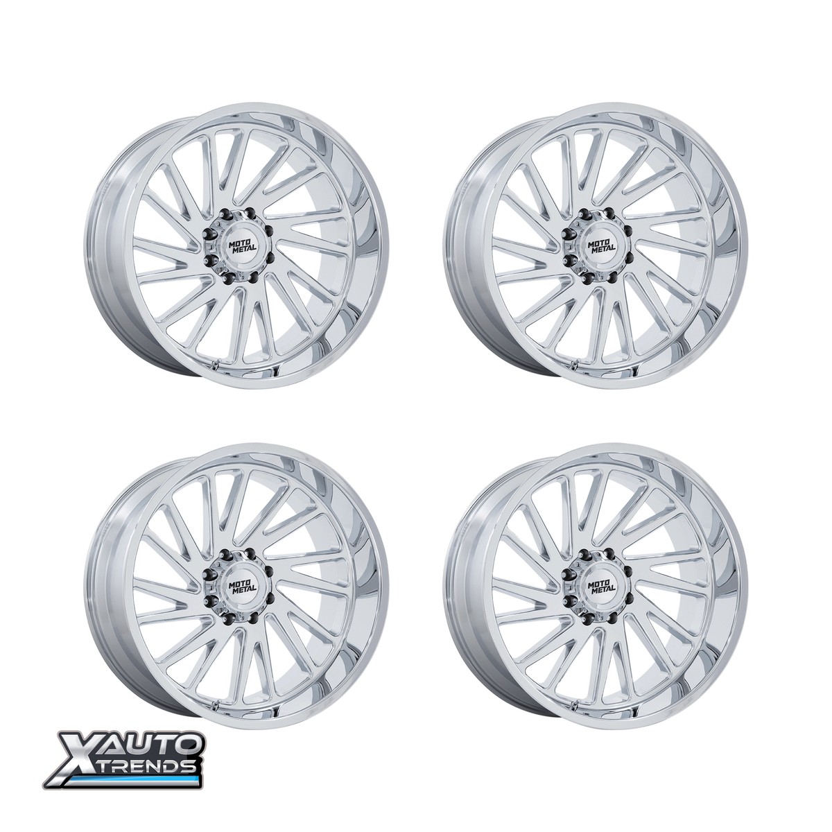 モミハン　GM-2002 Moto Metal MO811 Combat Chrome 20X10 6X139.7 -18mm (Set of 4) | eBay